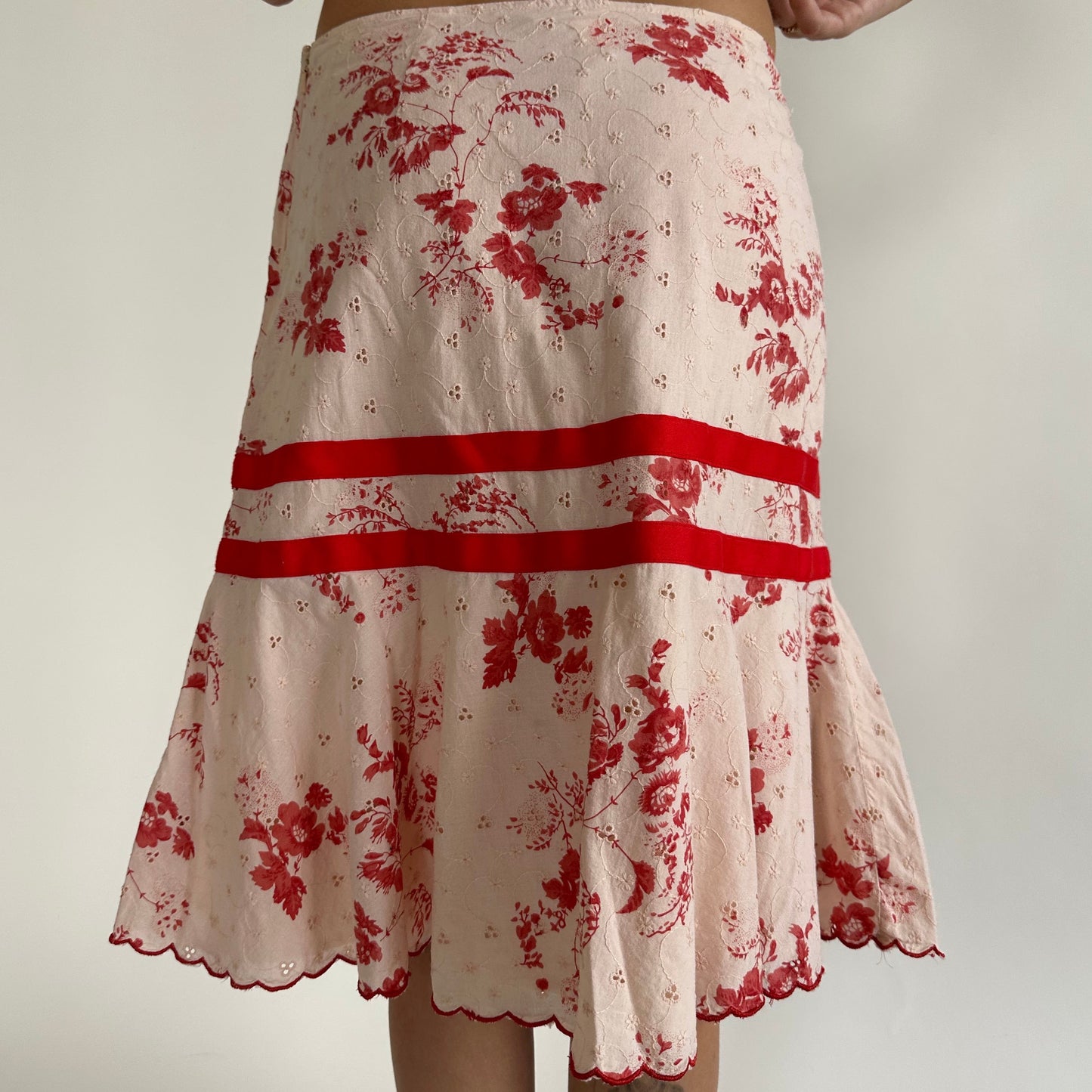 floral bow skirt