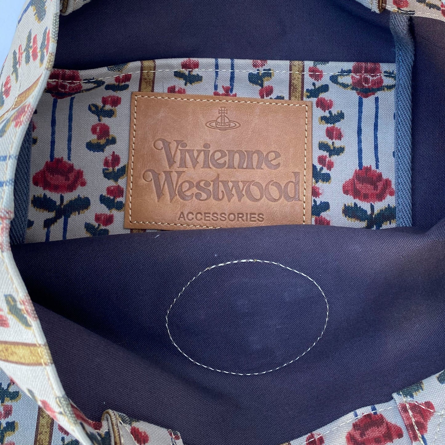 vivienne westwood floral tote