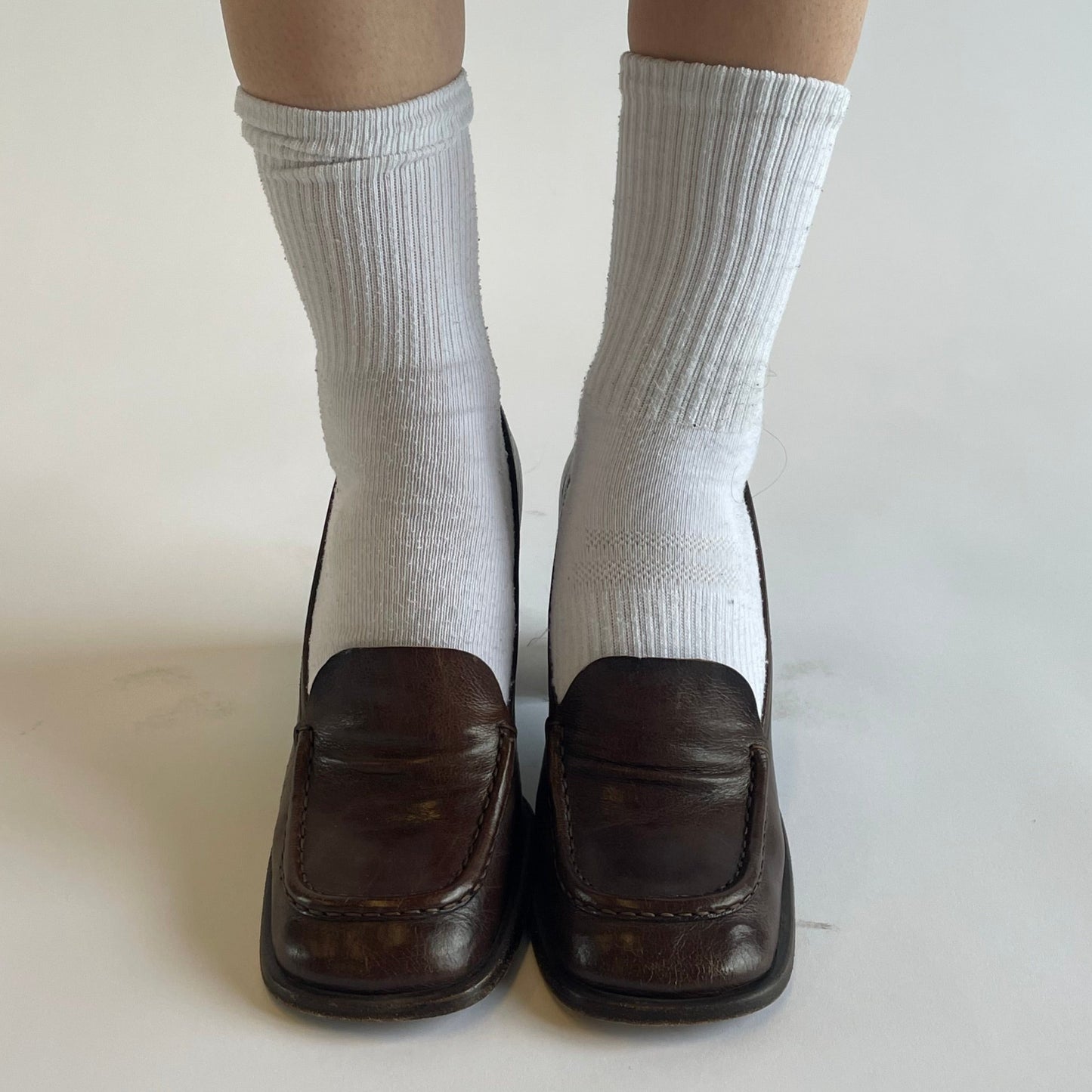 miu miu heeled loafers