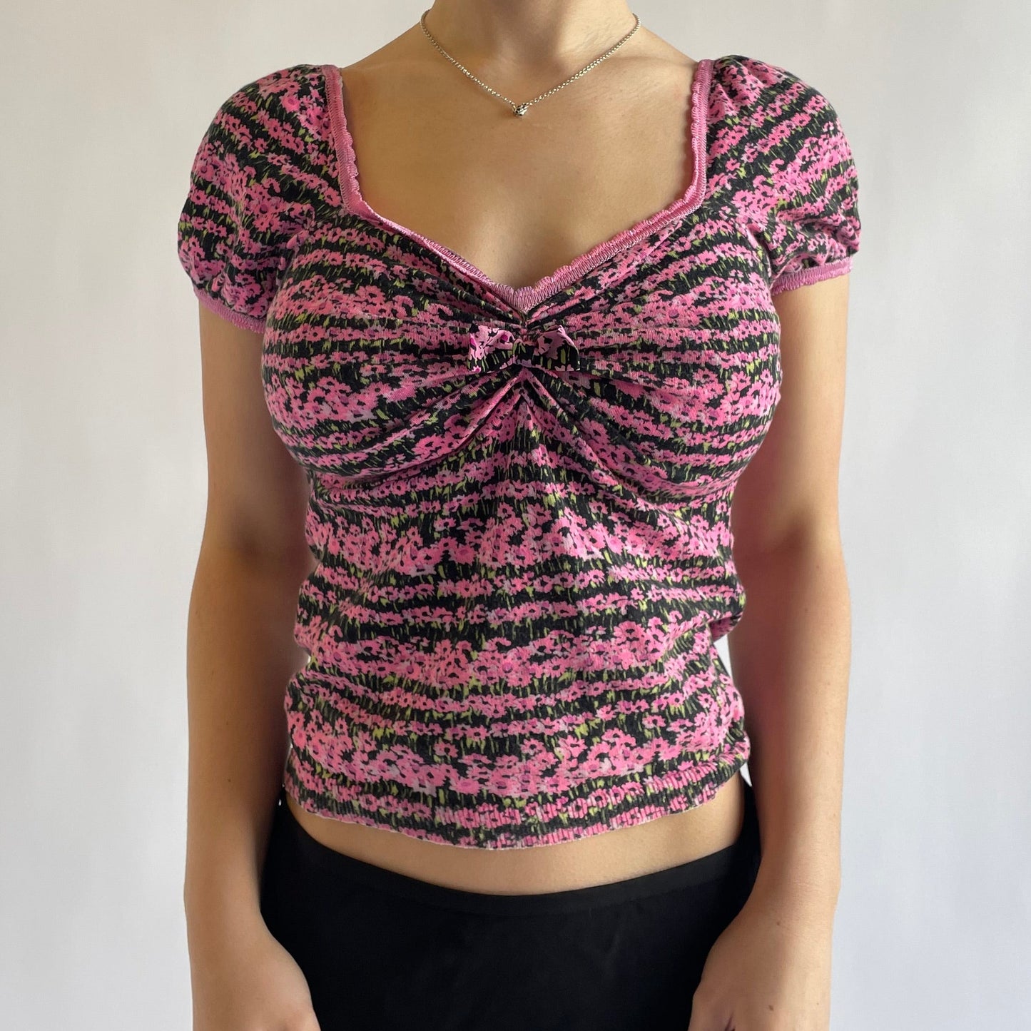 blumarine floral top