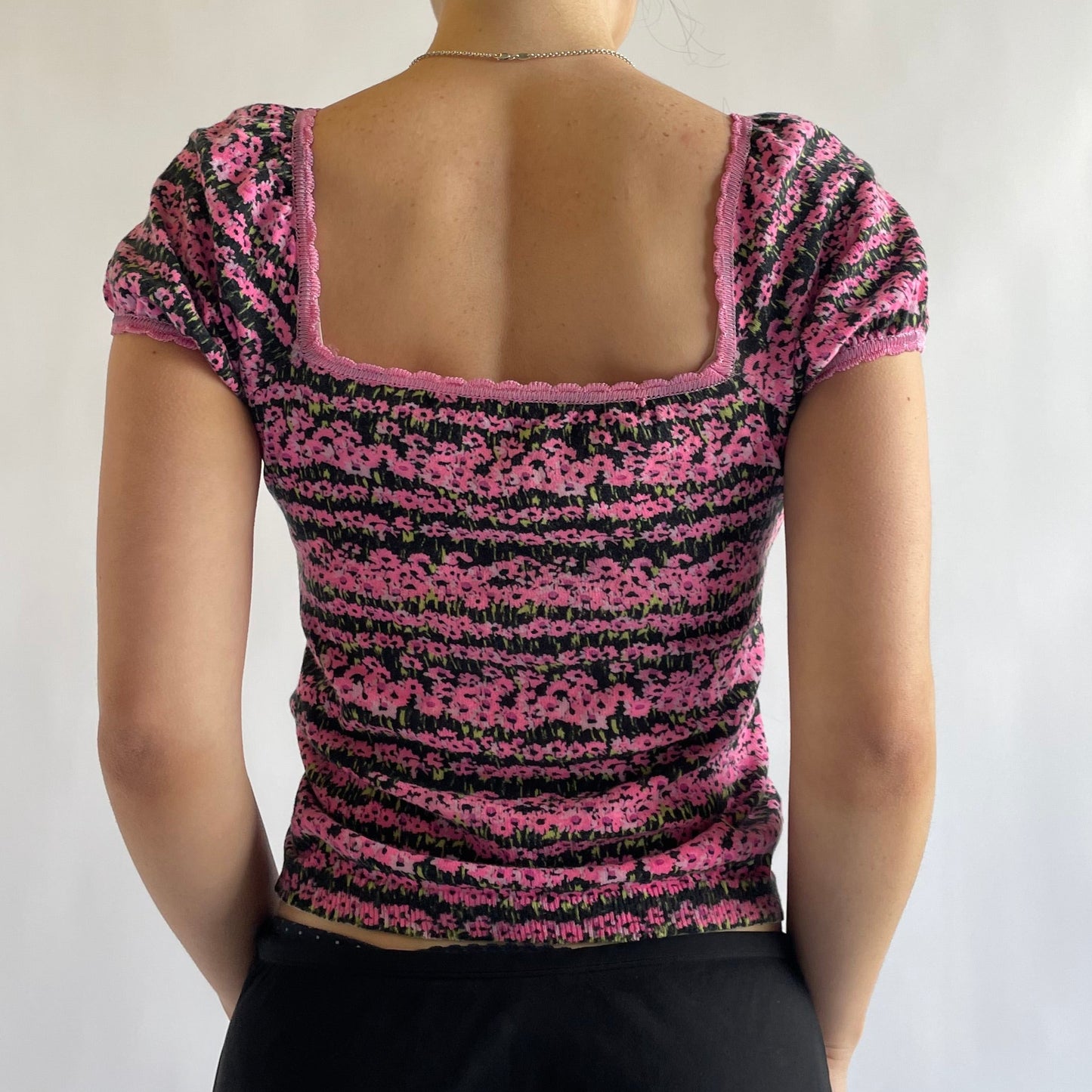 blumarine floral top