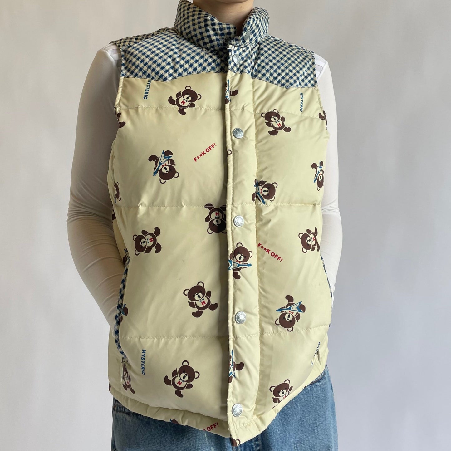 hysteric glamour puffer vest