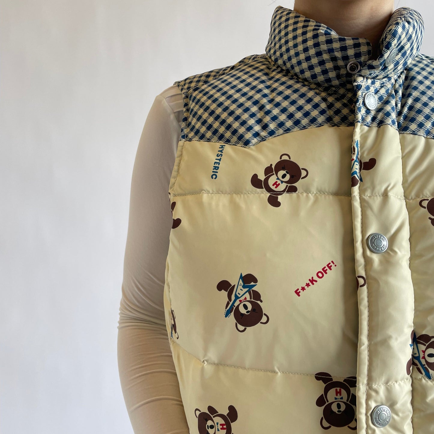 hysteric glamour puffer vest
