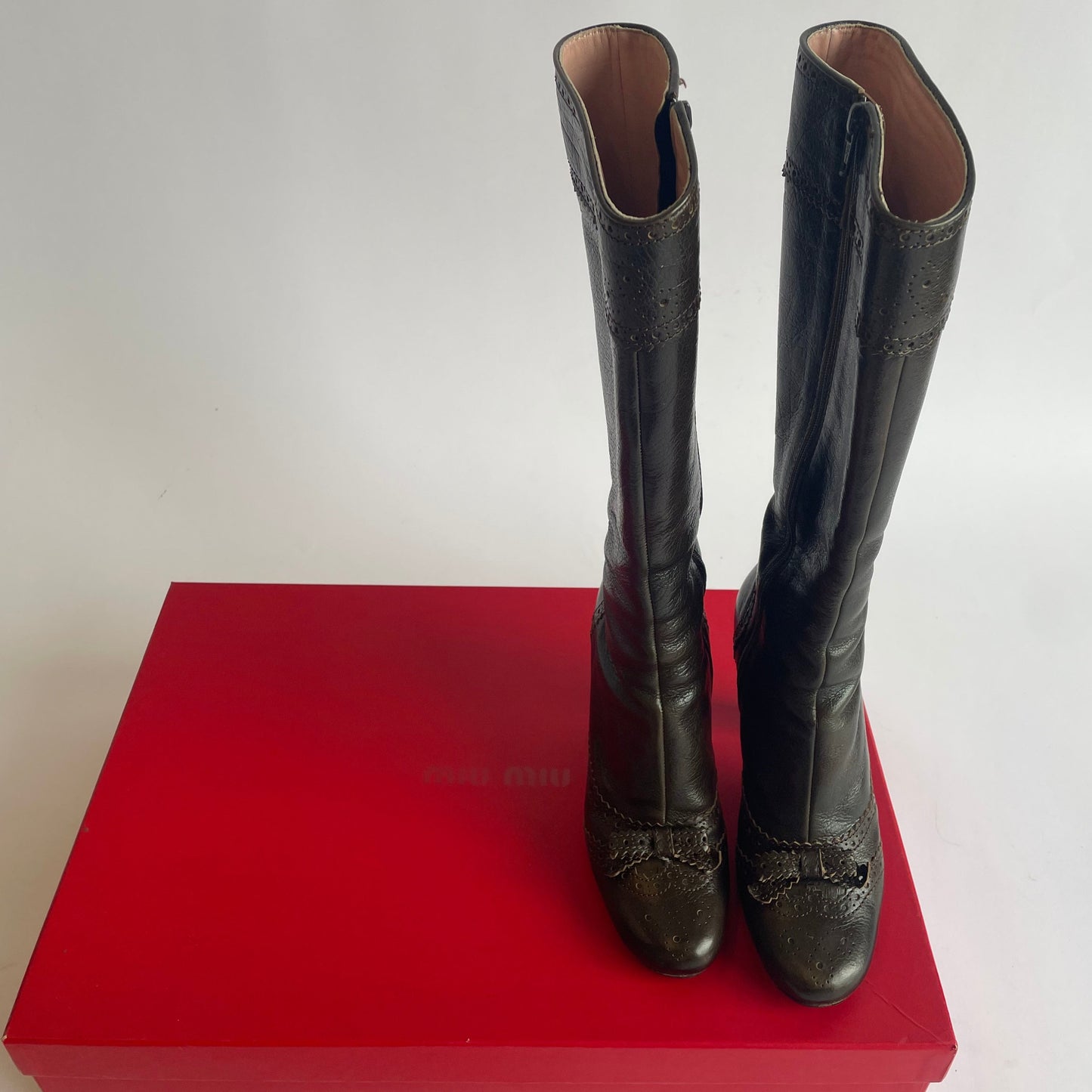 miu miu bow boots