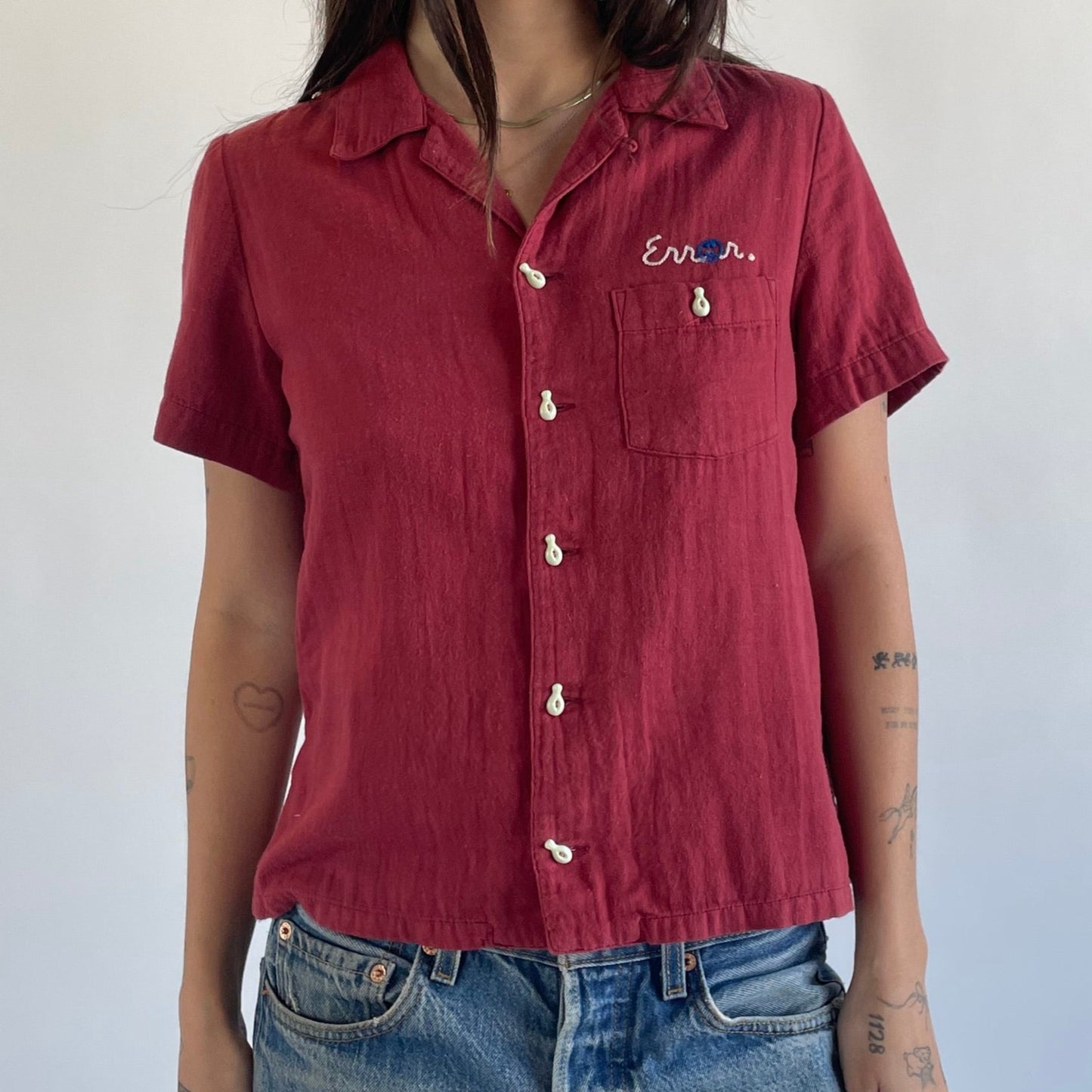 hysteric glamour bowling shirt