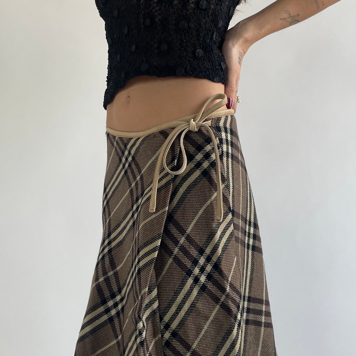burberry plaid skirt