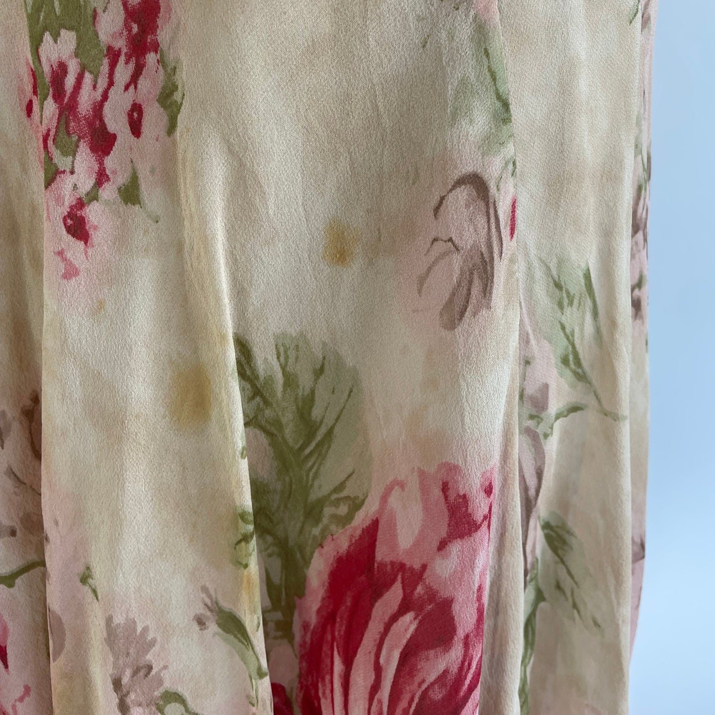 blumarine floral skirt