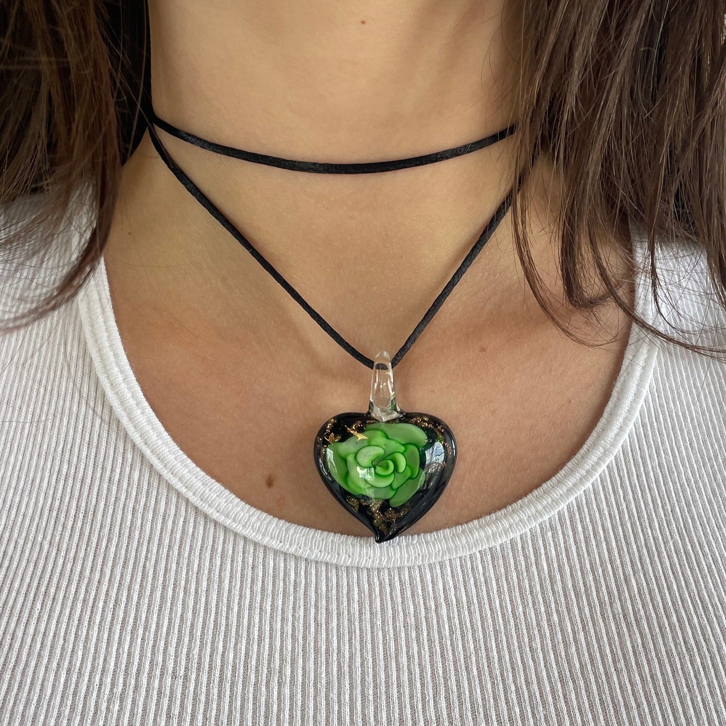 lime heart choker