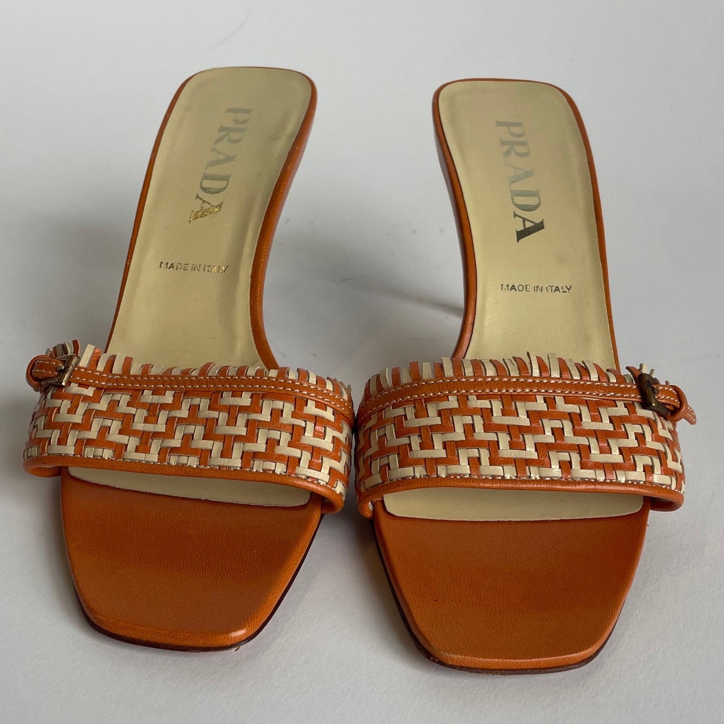 prada woven sandals