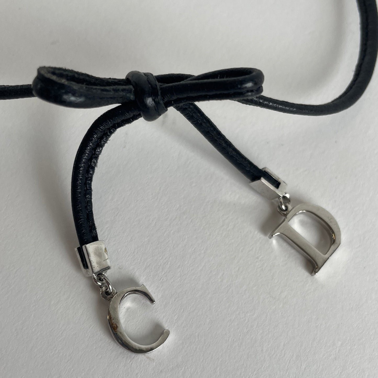 christian dior bow choker
