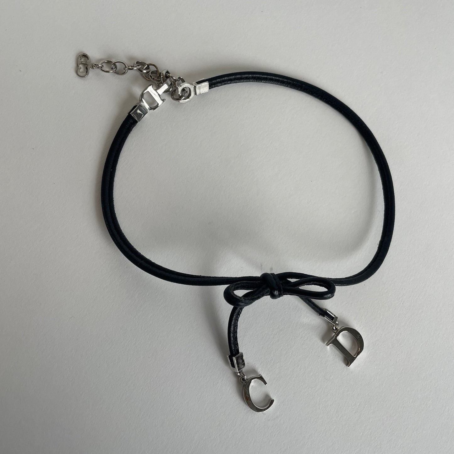 christian dior bow choker