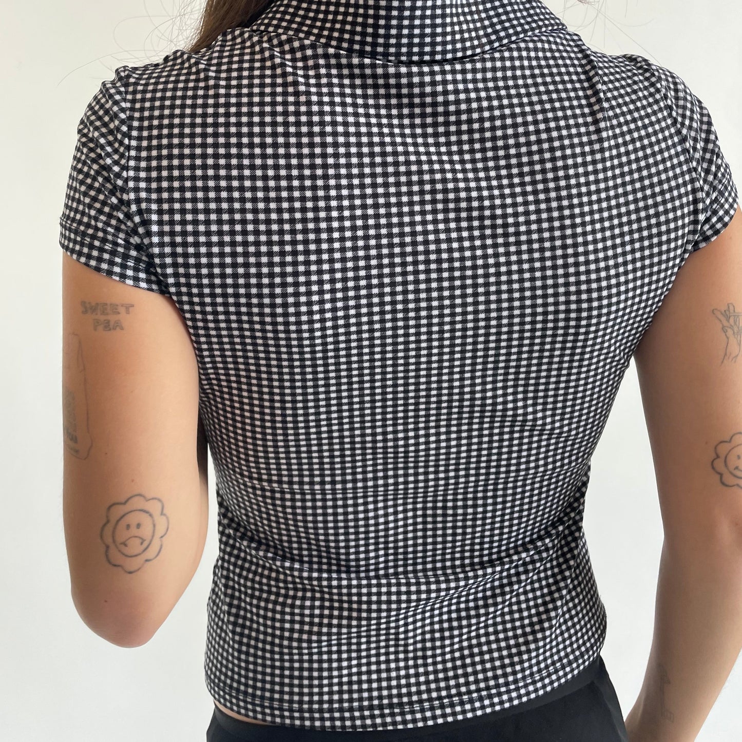 morgan de toi gingham top