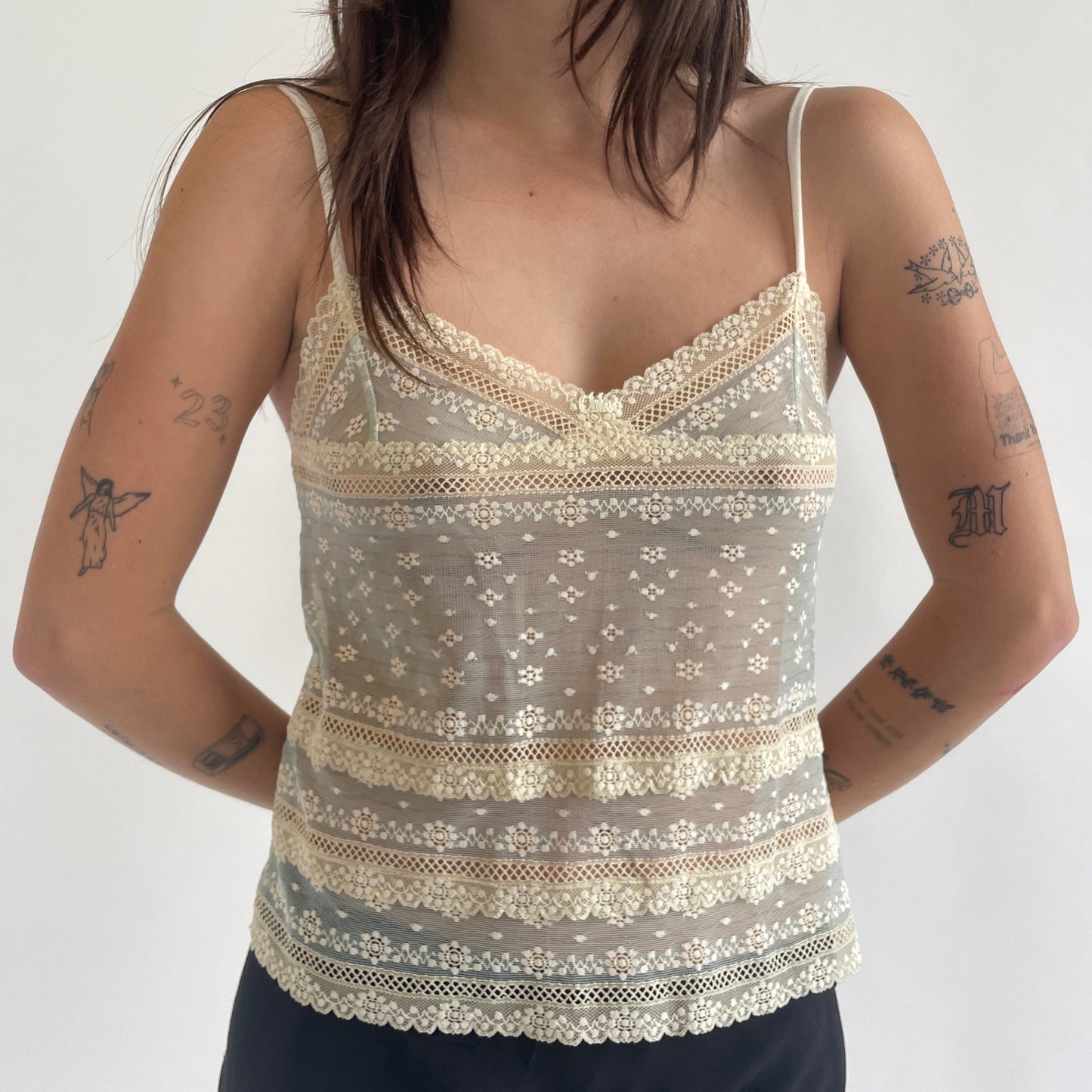 chloé lace camisole