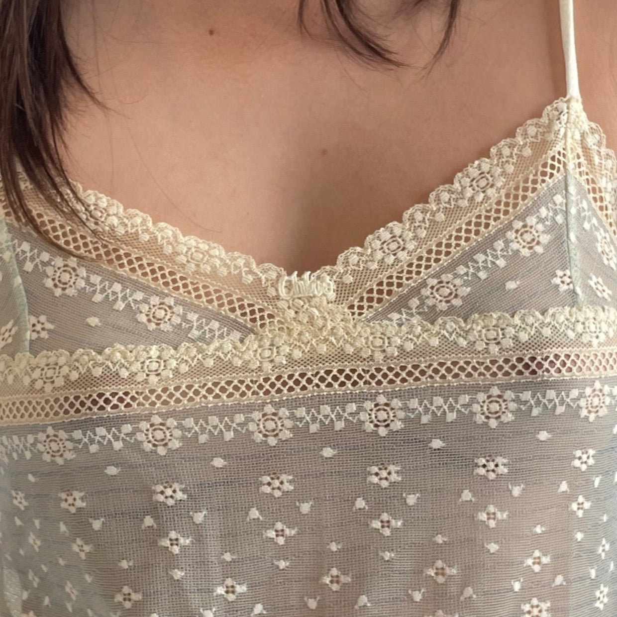 chloé lace camisole