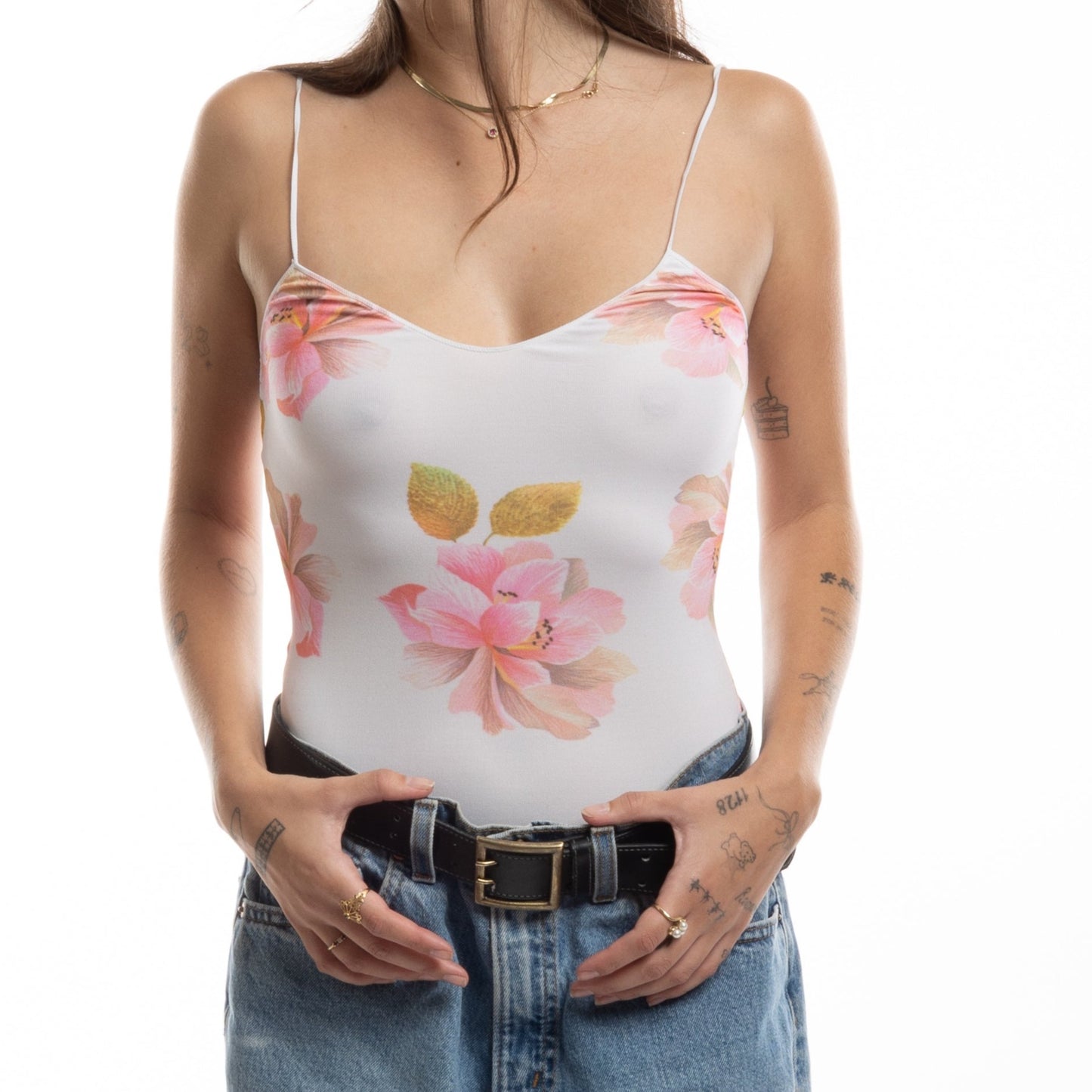 floral bodysuit