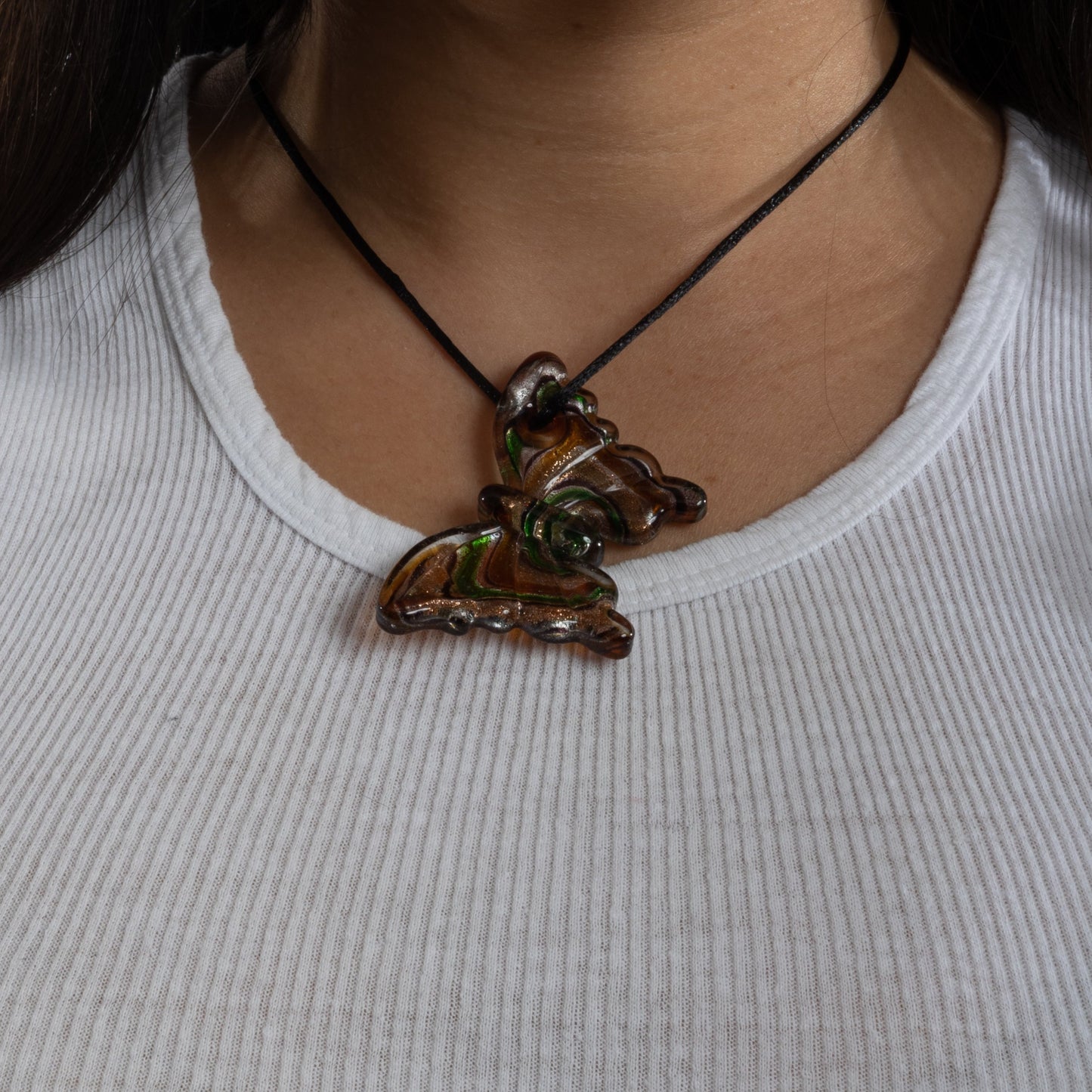 chocolate butterfly choker