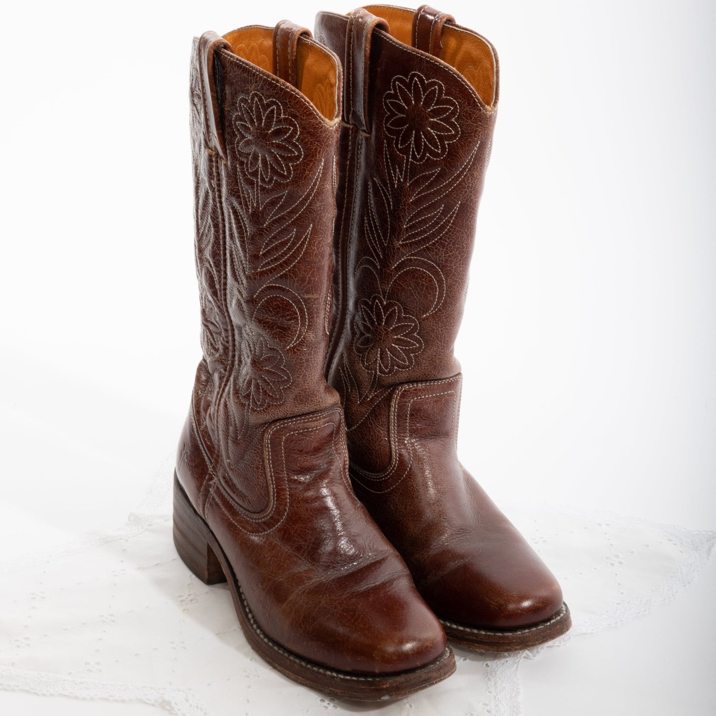 floral frye boots