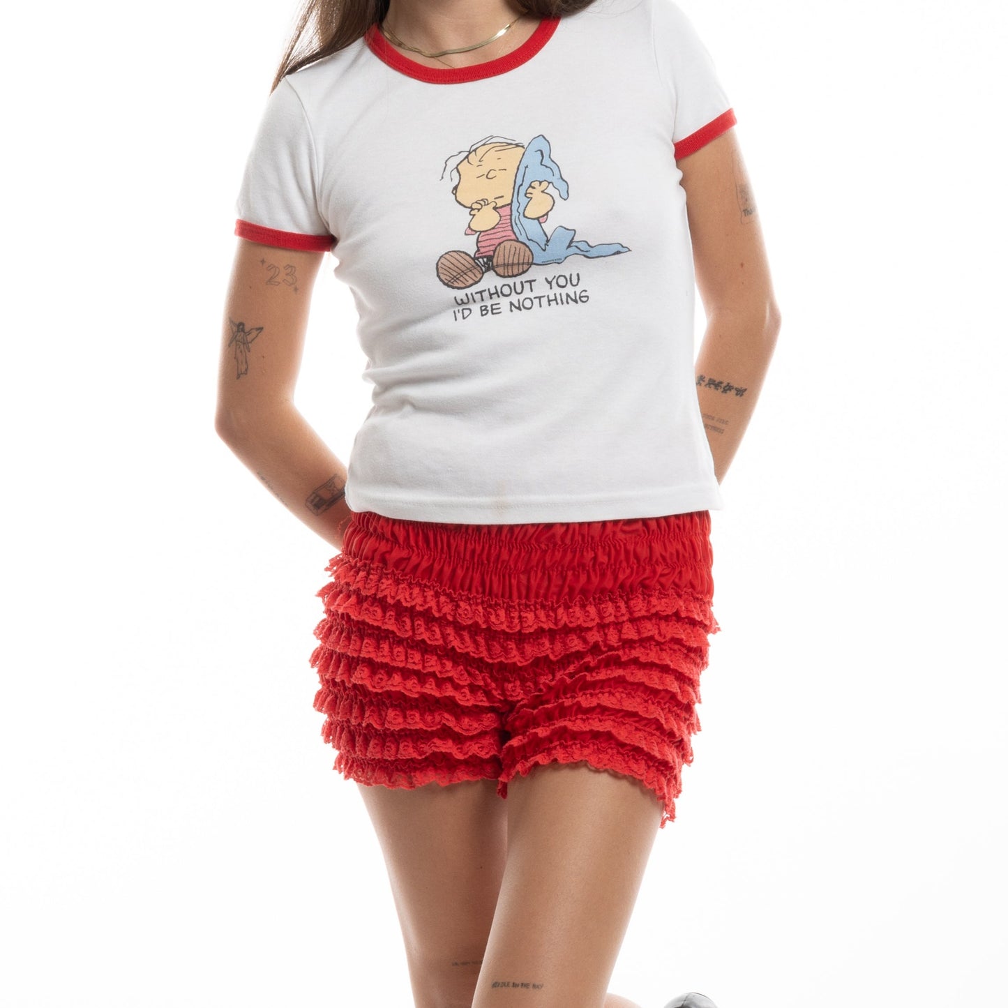 red bloomers