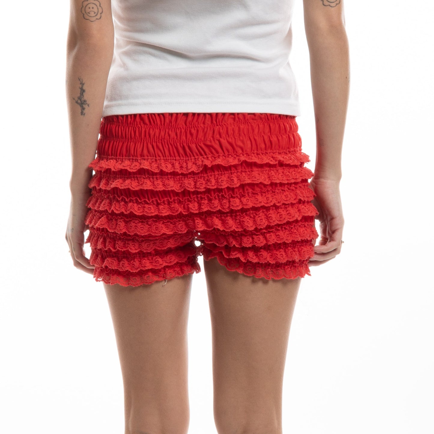 red bloomers