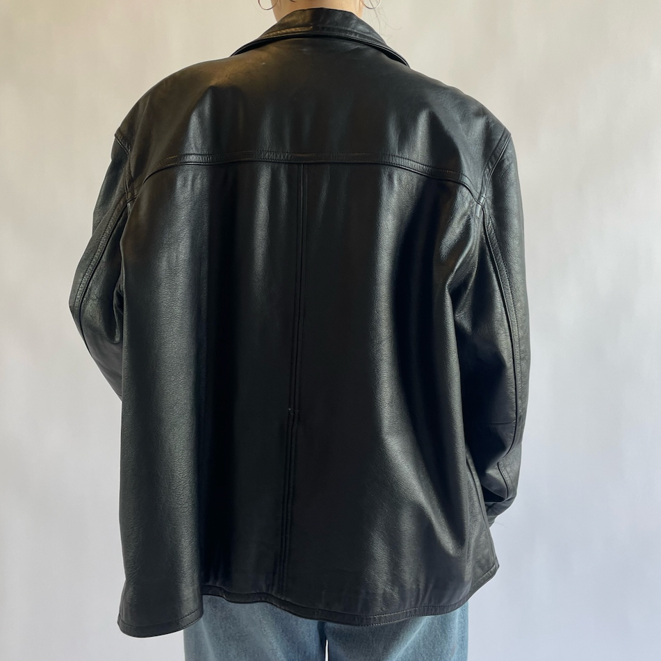 guess leather jacket