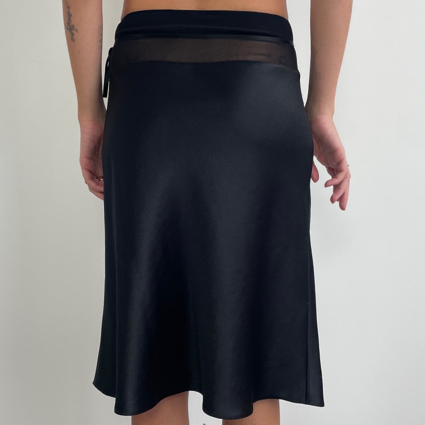 anna molinari black skirt