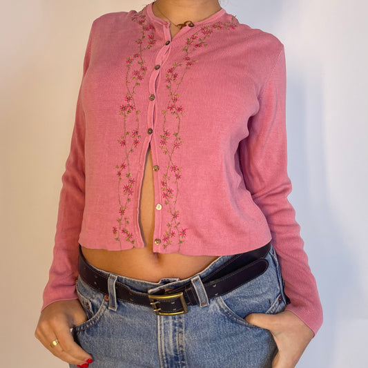 ann taylor silk cardigan