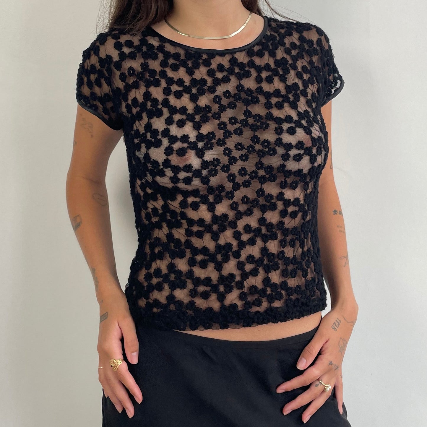 anna molinari sheer tee