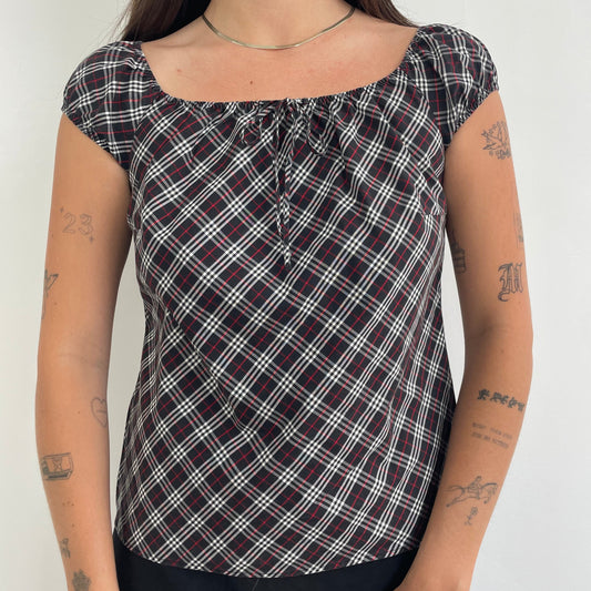 burberry plaid top