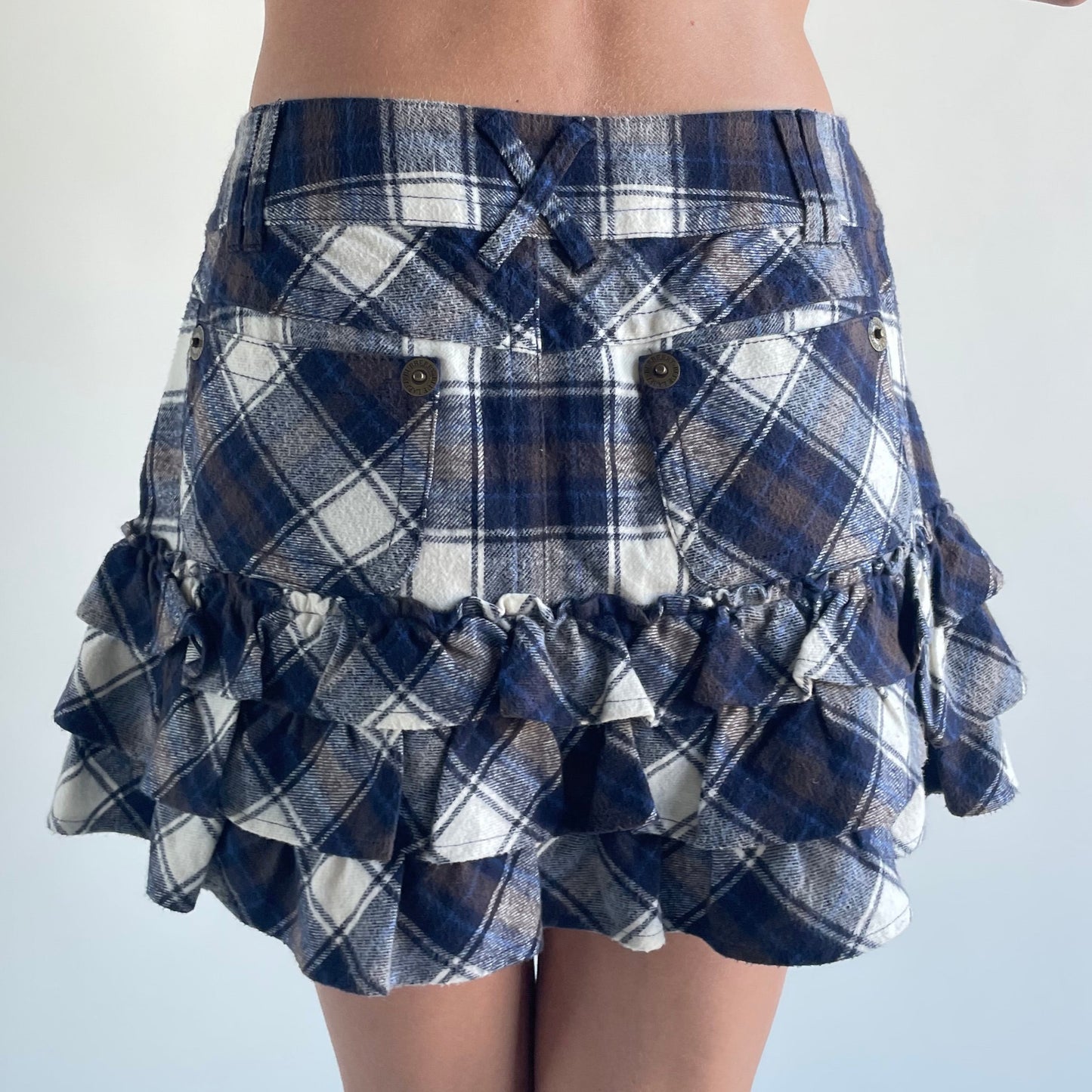 burberry ruffle skirt