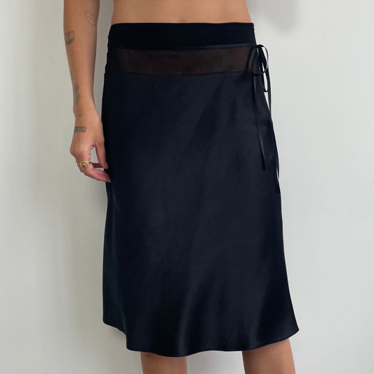 anna molinari black skirt