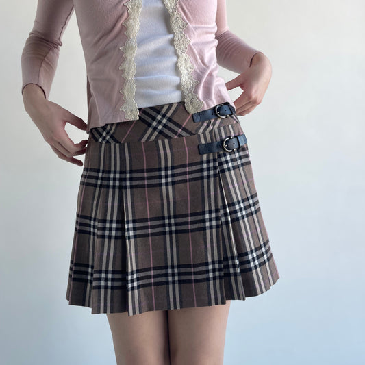 burberry mini skirt