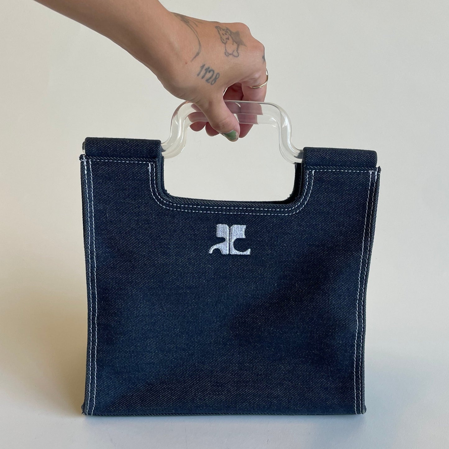 courrèges denim bag