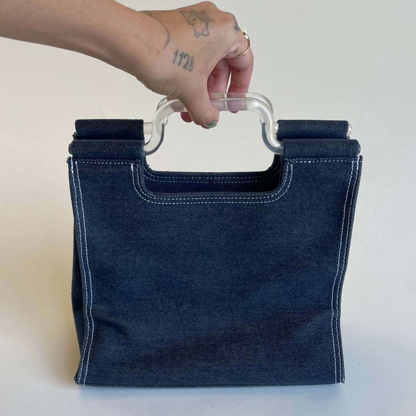 courrèges denim bag