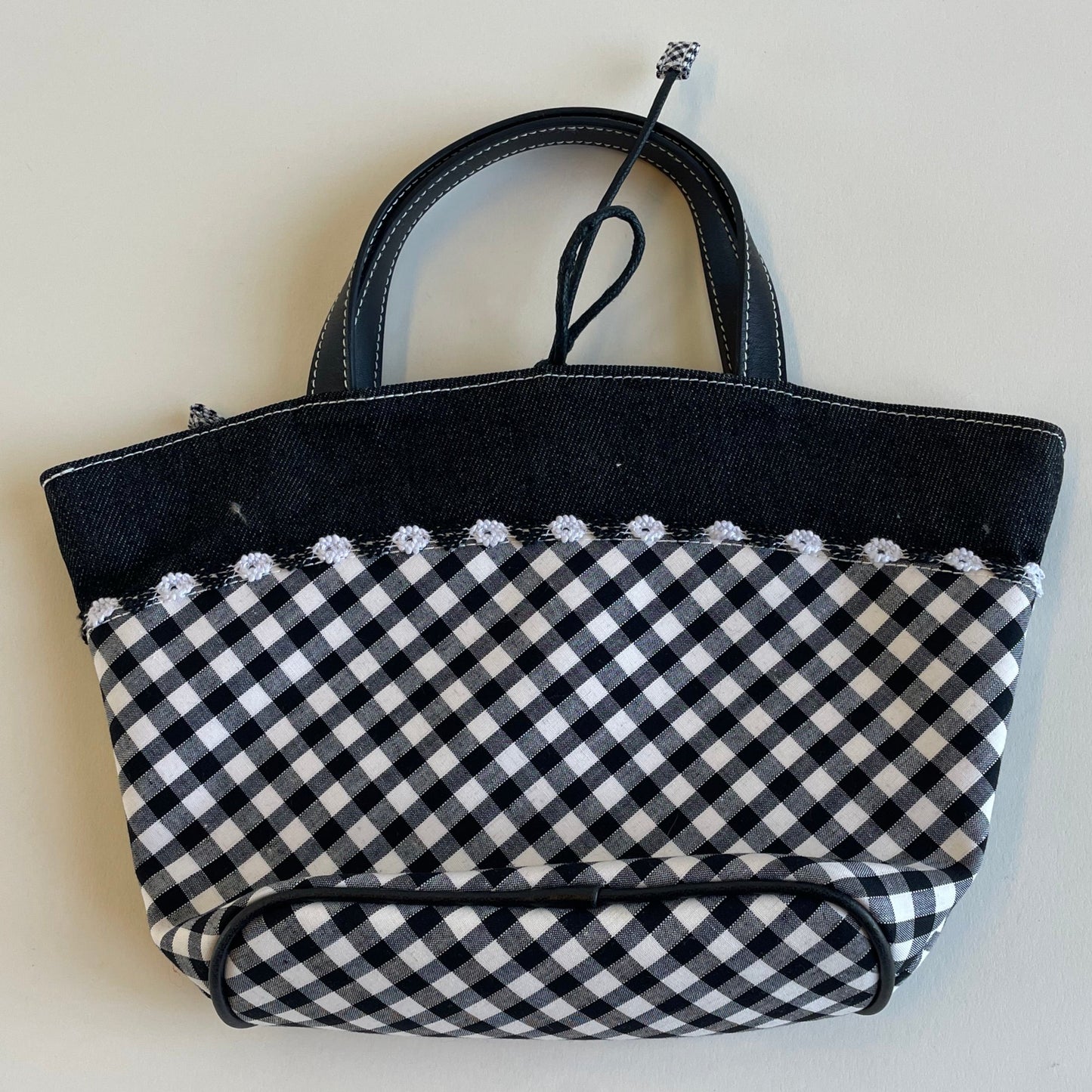 anna sui mini gingham bag