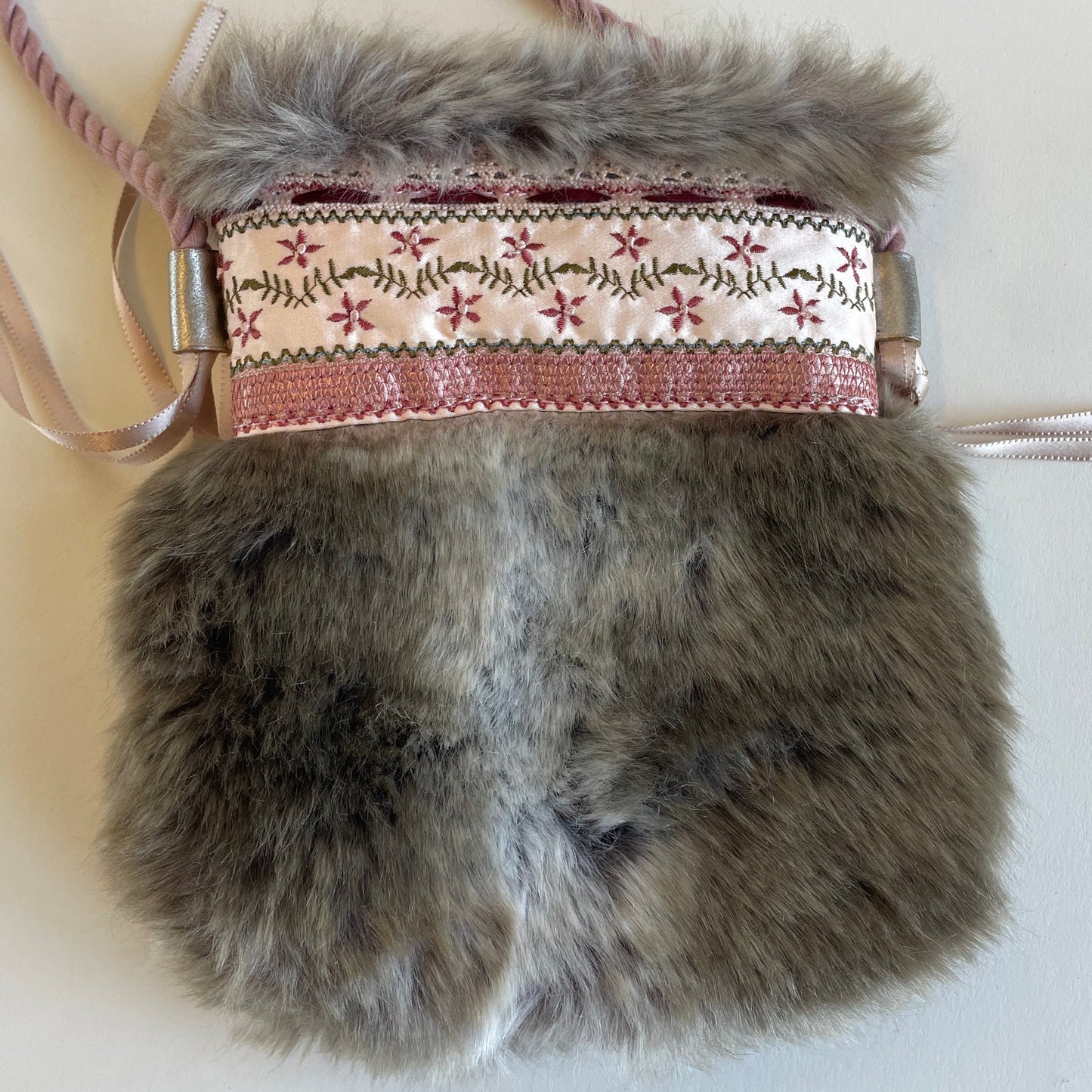 anna sui mini fur bag