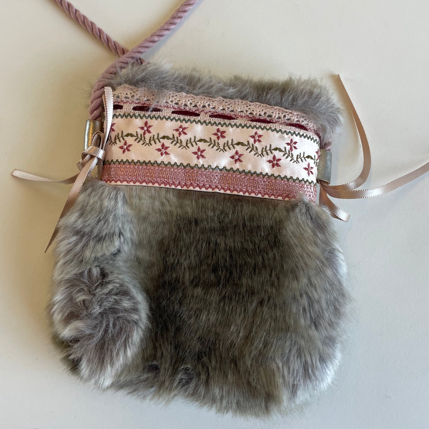 anna sui mini fur bag