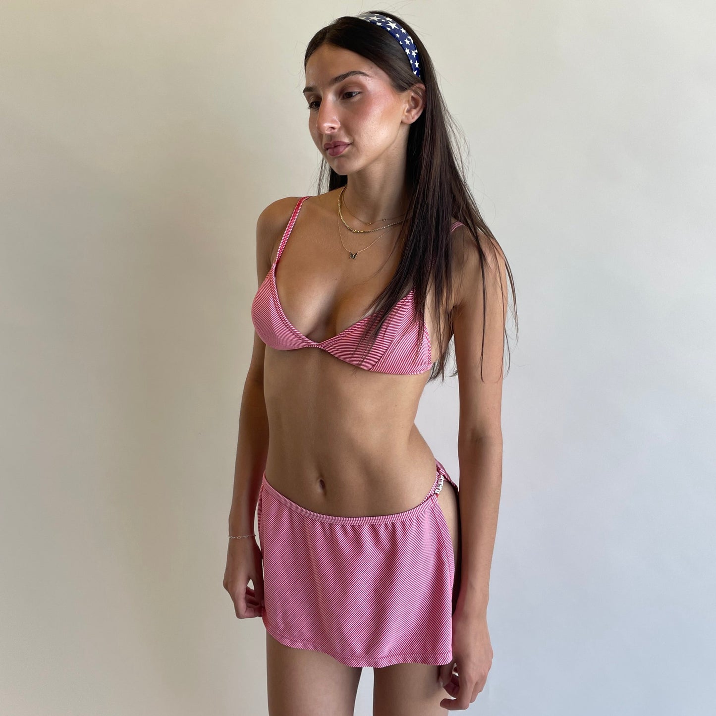 chloé 3 piece bikini set