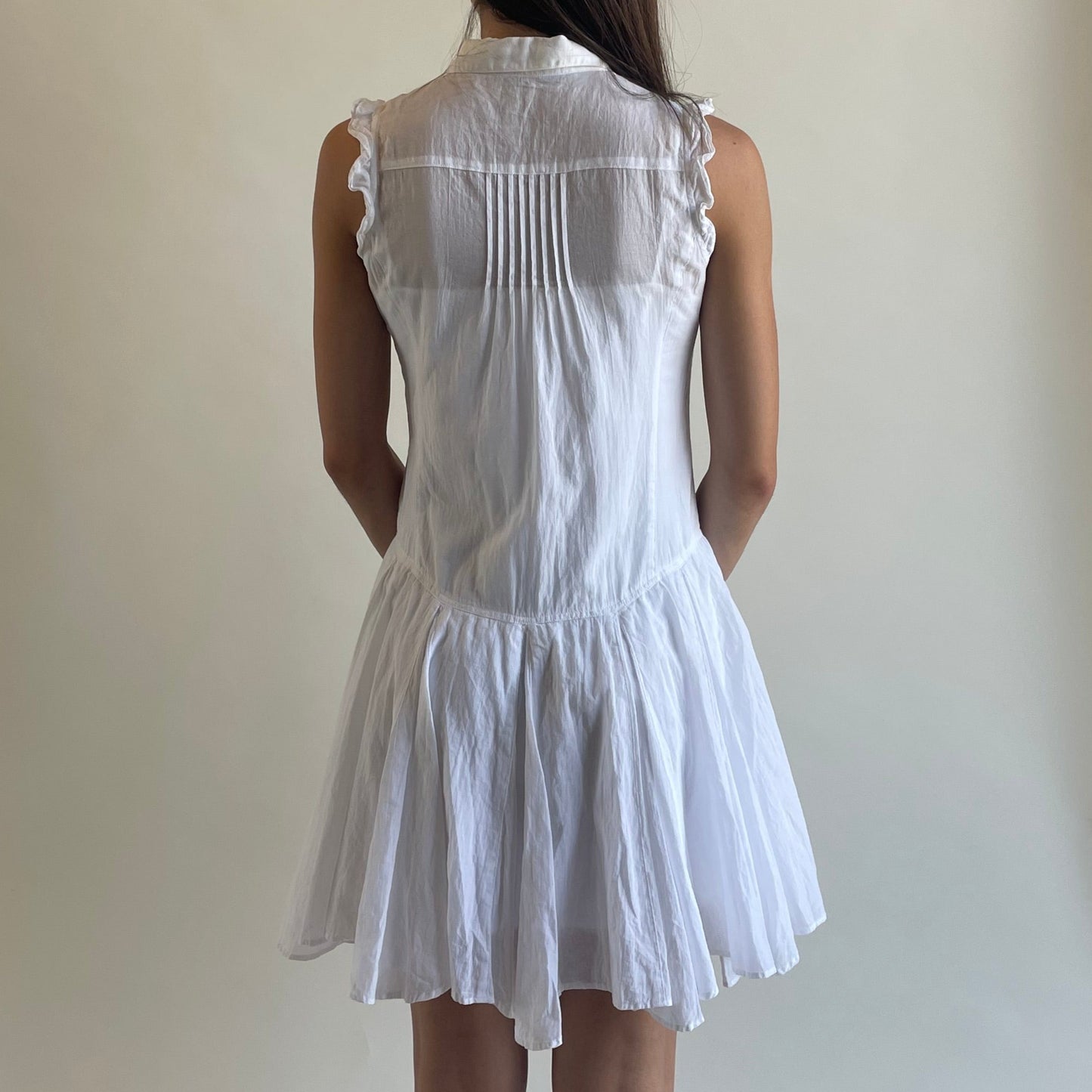 burberry white dress