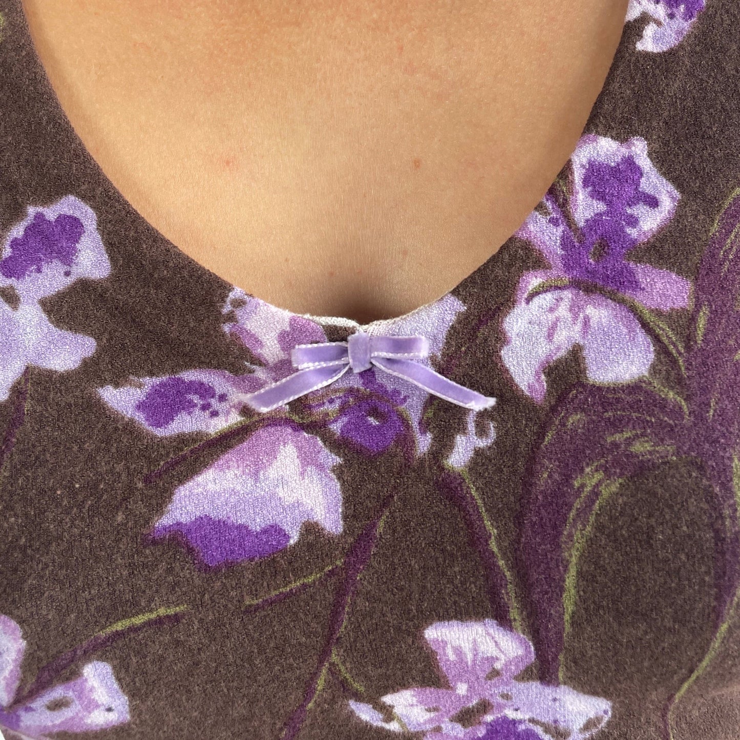 blumarine floral knit top