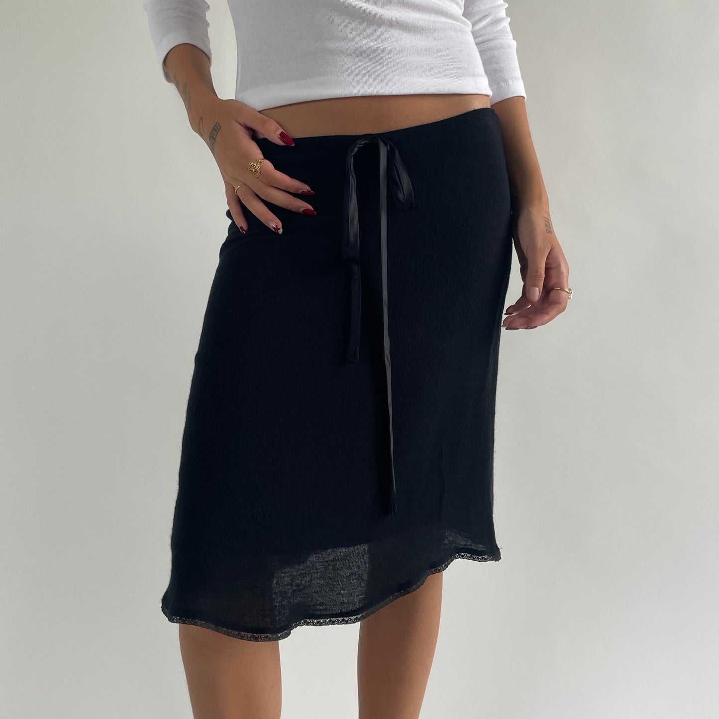 blugirl black skirt