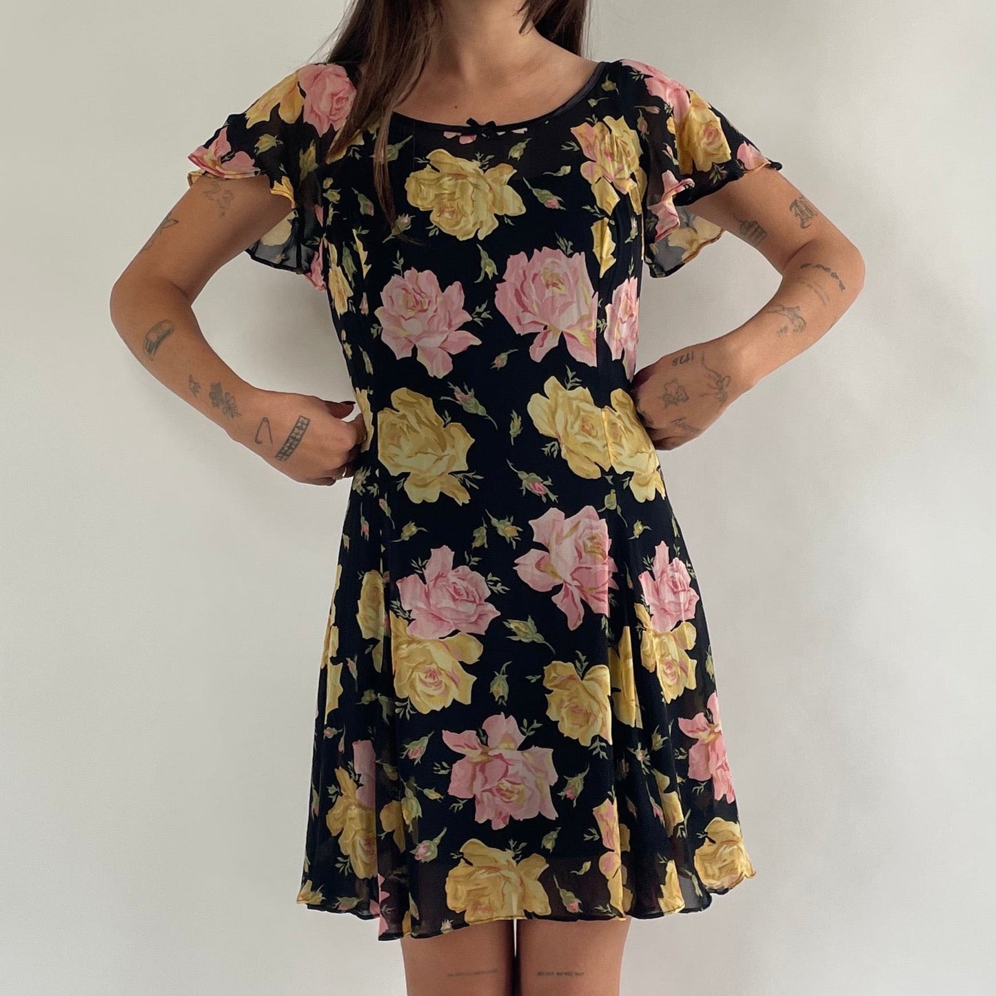 betsey johnson floral dress