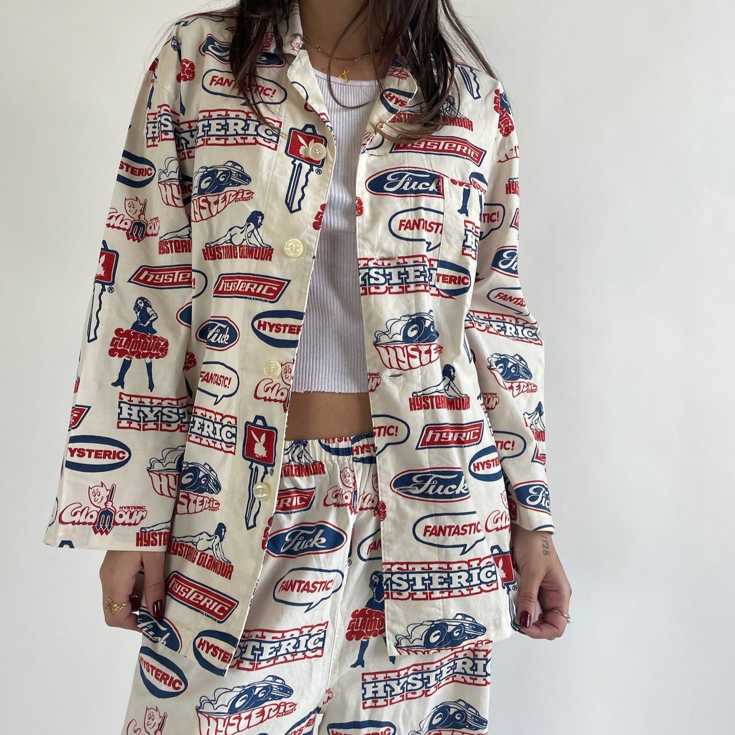 hysteric glamour pajama set