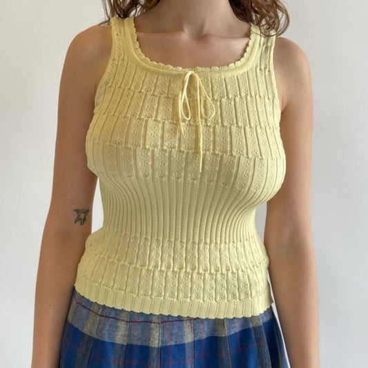 yellow bow tank