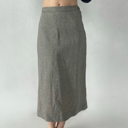 grey skirt