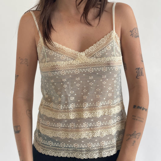 chloé lace camisole