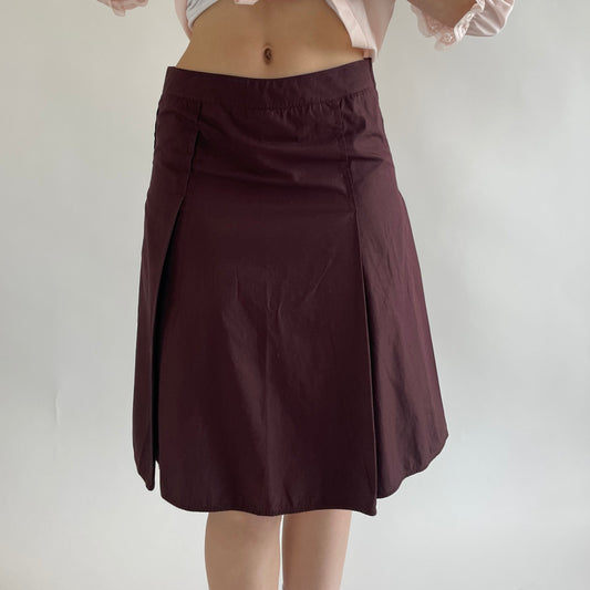 miu miu brown skirt