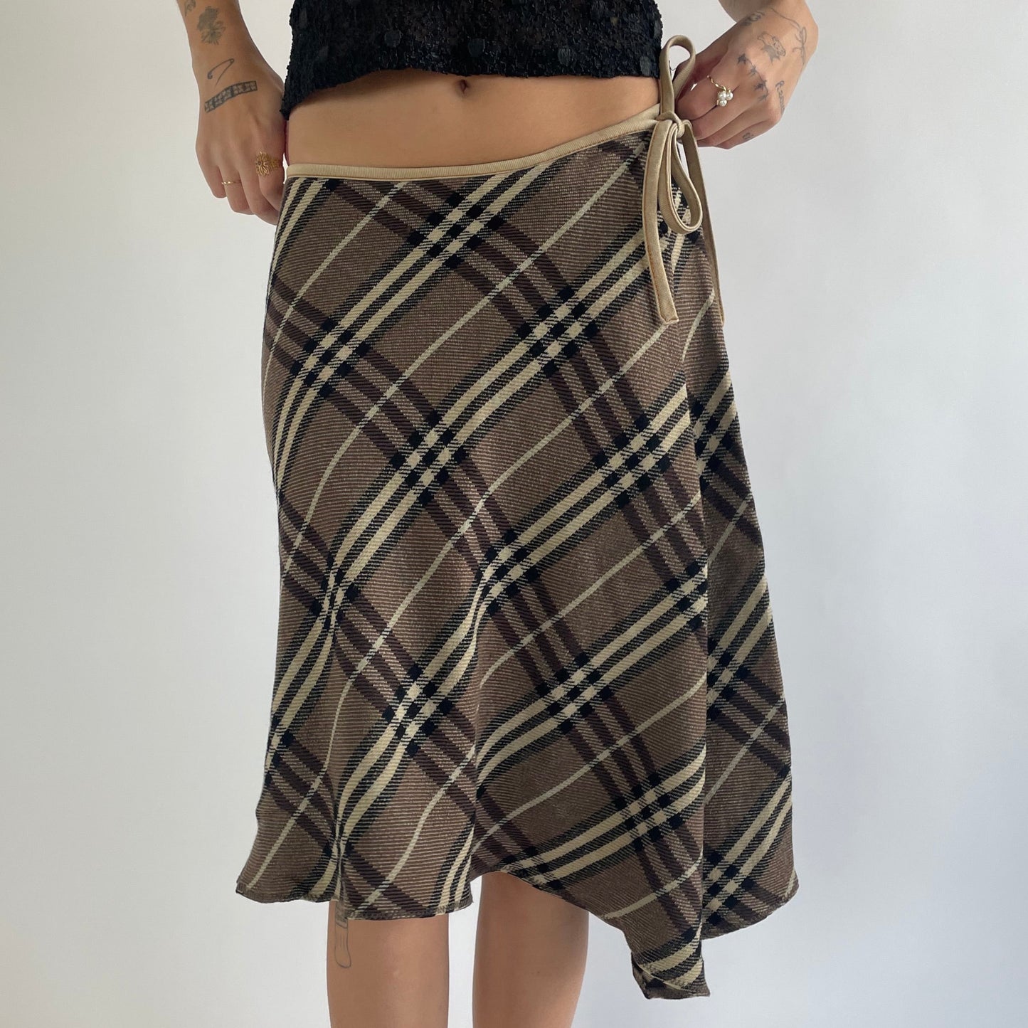 burberry plaid skirt