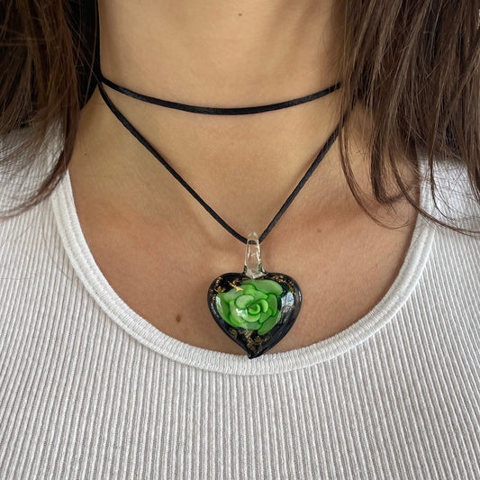 lime heart choker
