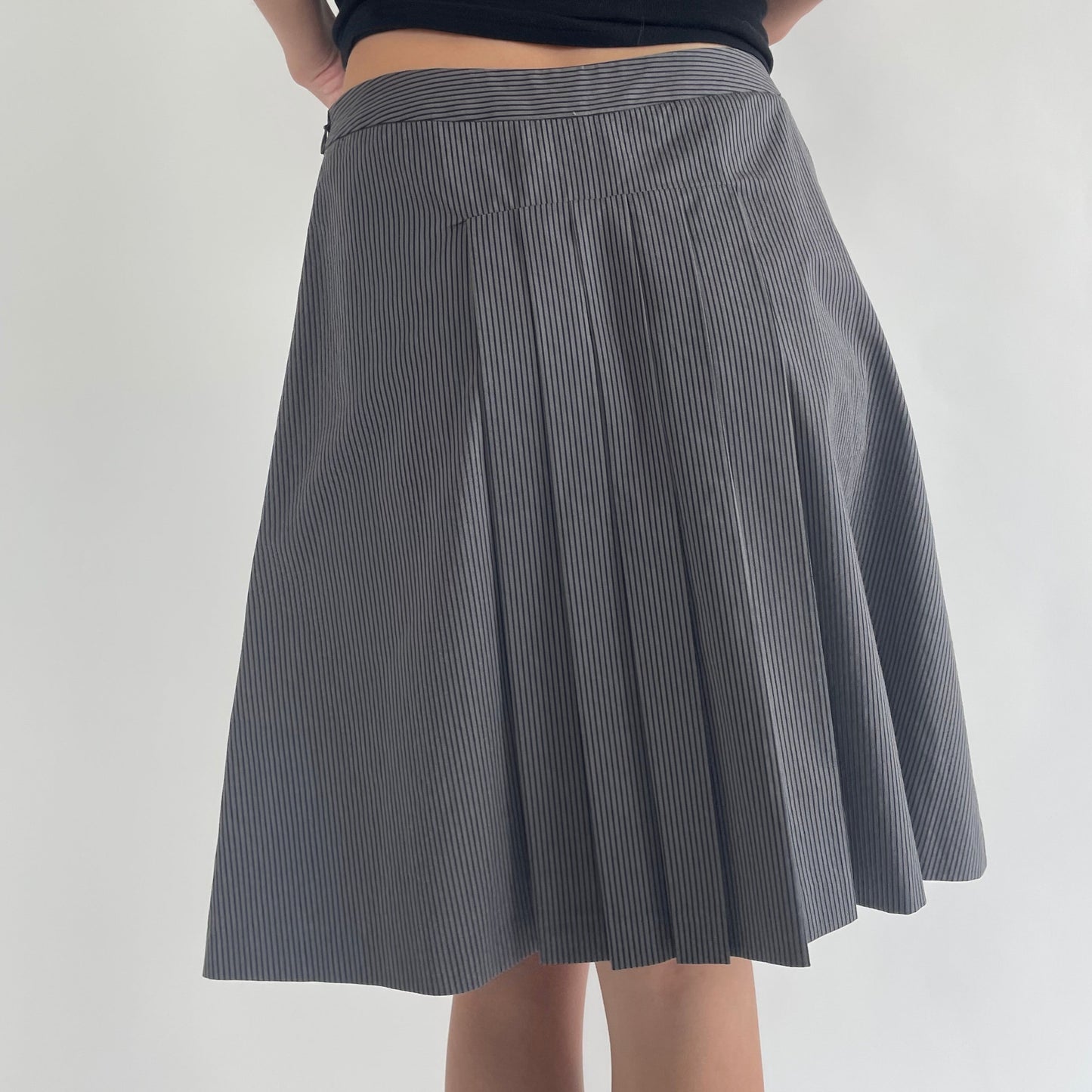 moschino pleated skirt