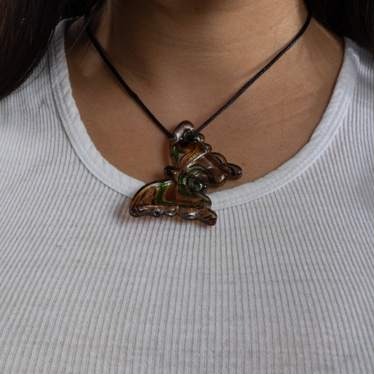 chocolate butterfly choker